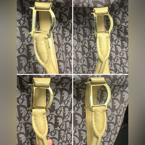 CHRISTIAN DIOR VINTAGE MONOGRAM TOTE BAG - Picture 12 of 15